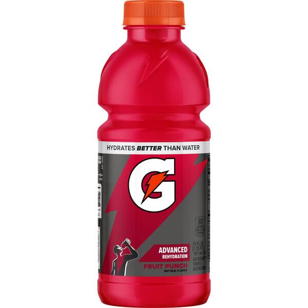 Sports drink bottles in vibrant colors